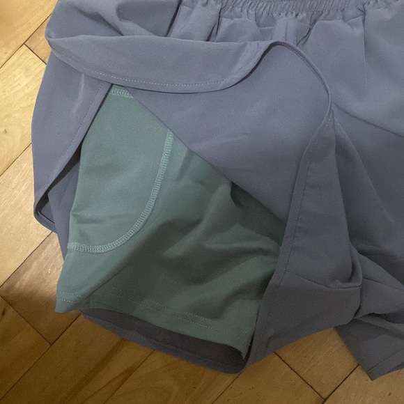 zentrex womens 2 in1 running shorts - Picture 4 of 7